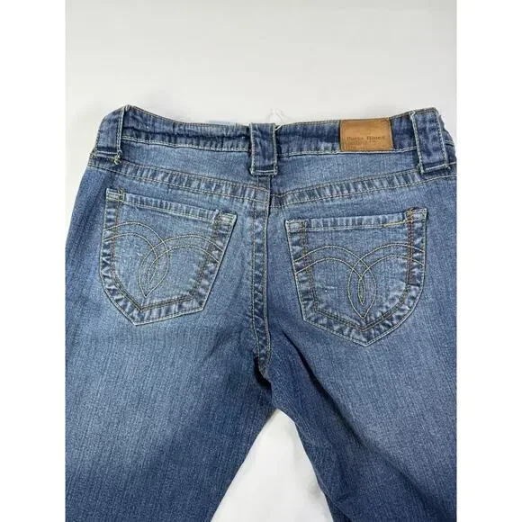 Vintage Y2K Paris Blues Jeans Women's Size 9 Bootcut Blue Denim Stretch - Picture 6 of 7